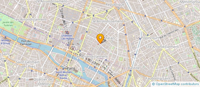 localisation de l'entreprise MEDIA PHOTOGRAVURE à PARIS