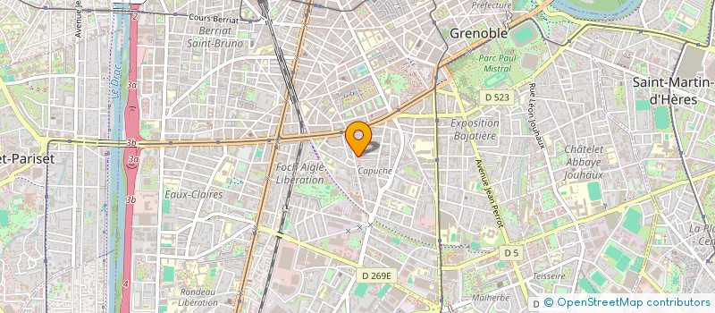 localisation de l'entreprise MEDIA PIXEL à GRENOBLE