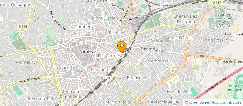 localisation de l'entreprise MEDIA PNEUS  NIMES