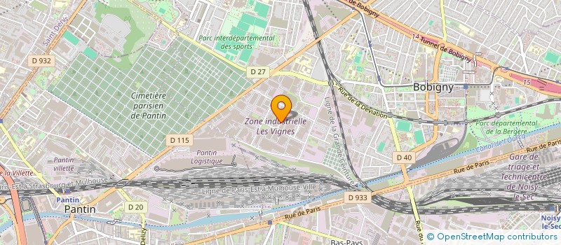 localisation de l'entreprise MEDIA PRESSE VIDEO PRODUCTIONS  BOBIGNY