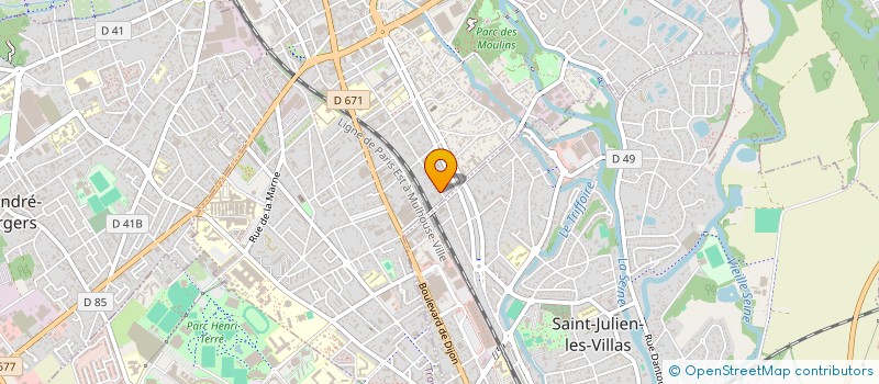 localisation de l'entreprise MEDIA-PREV SERVICES MPS  TROYES