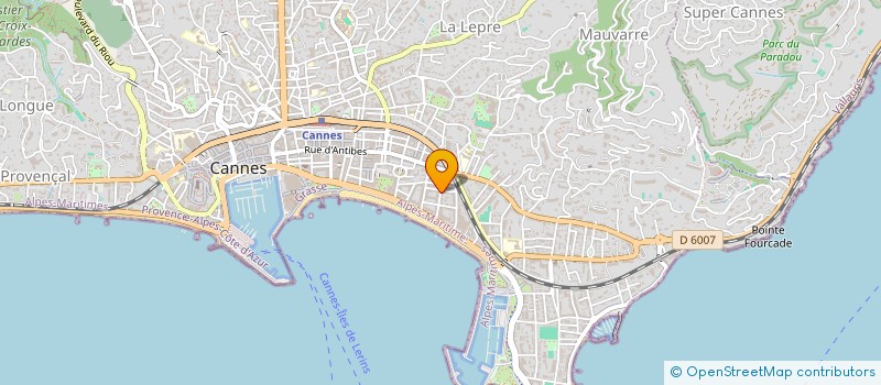 localisation de l'entreprise MEDIA PRIME NEWS à CANNES