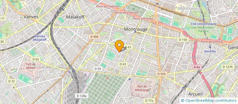 localisation de l'entreprise MEDIA PRINT à MONTROUGE