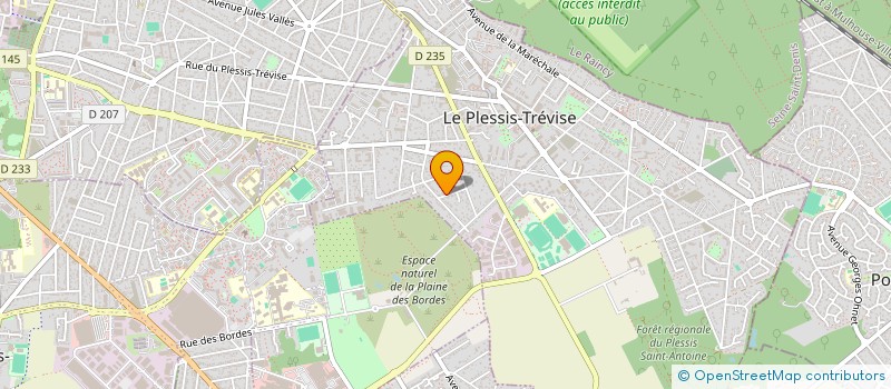 localisation de l'entreprise MEDIA PRODUCTION  LE PLESSIS-TREVISE