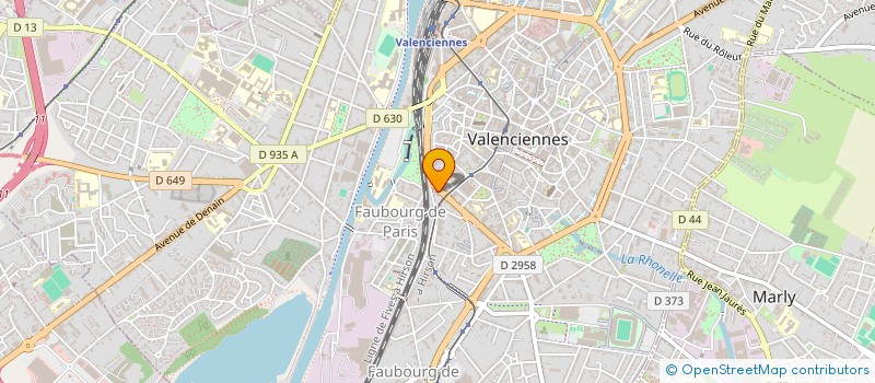 localisation de l'entreprise MEDIA PRODUCTION CONSEILS à VALENCIENNES