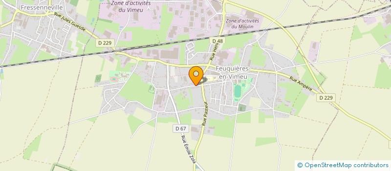 localisation de l'entreprise MEDIA PRODUCTIONS à FEUQUIERES-EN-VIMEU