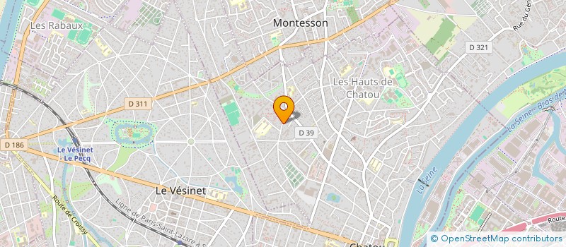 localisation de l'entreprise MEDIA REFLEXE à CHATOU