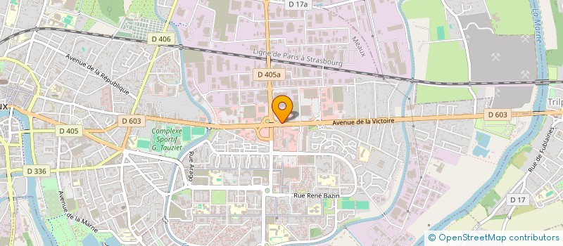 localisation de l'entreprise MEDIA REGIE 77 à MEAUX
