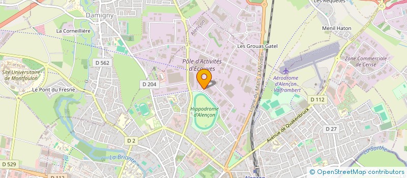 localisation de l'entreprise MEDIA RENT à ALENCON