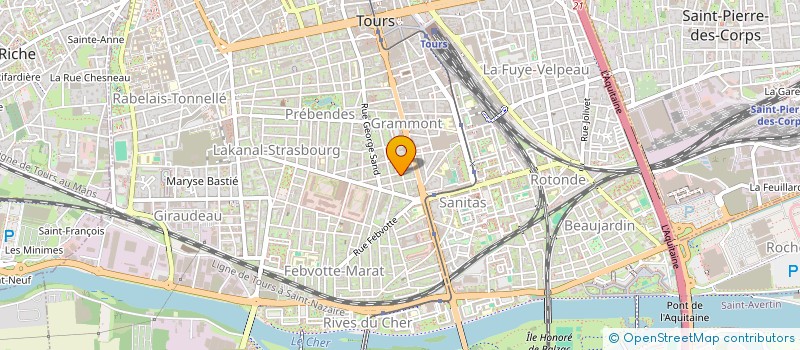 localisation de l'entreprise MEDIA S.  TOURS