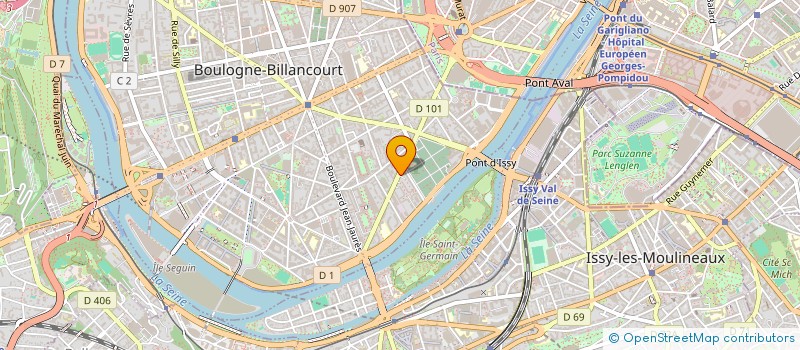 localisation de l'entreprise MEDIA S MOTARDS à BOULOGNE-BILLANCOURT