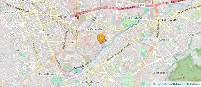localisation de l'entreprise MEDIA SANTE 2000 à MARSEILLE