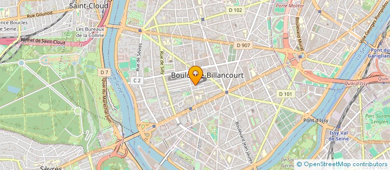 localisation de l'entreprise MEDIA SANTE INFO TV à BOULOGNE-BILLANCOURT