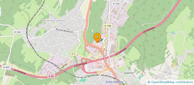 localisation de l'entreprise MEDIA-SMART  MISEREY-SALINES