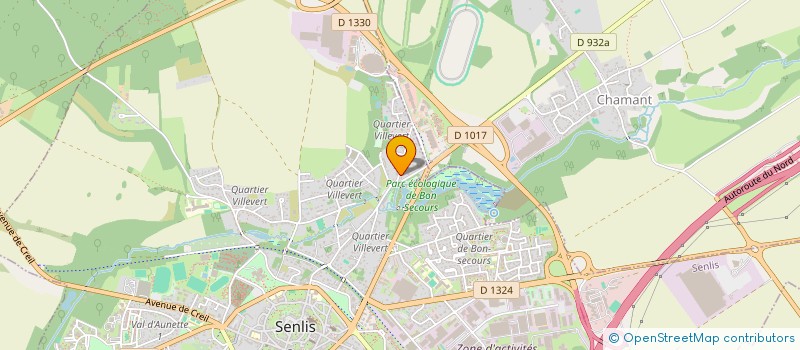 localisation de l'entreprise MEDIA SOLUTIONS DEVELOPPEMENT  SENLIS