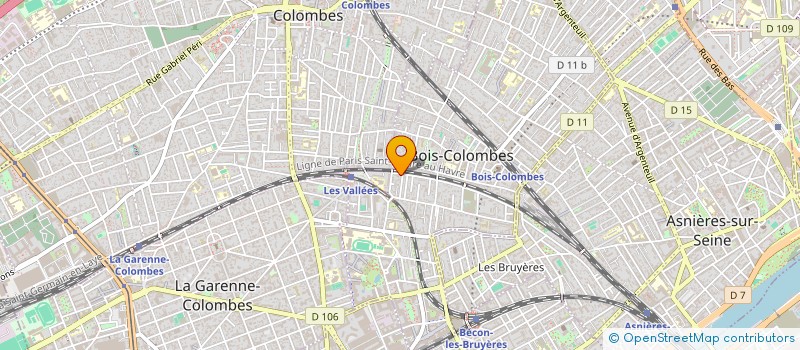 localisation de l'entreprise MEDIA SQUAD à BOIS-COLOMBES