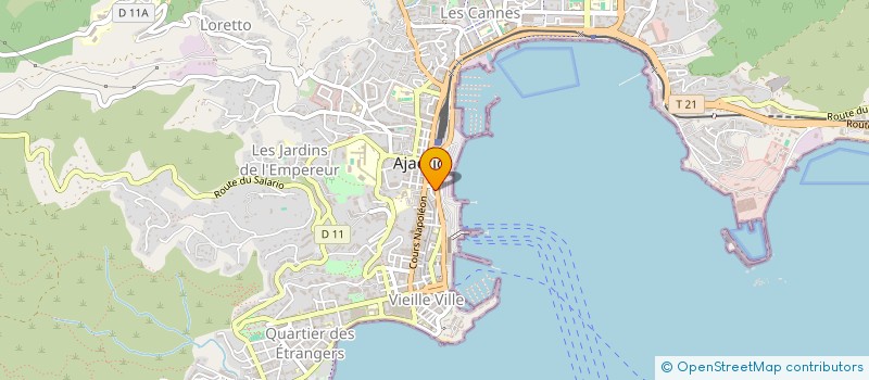 localisation de l'entreprise MEDIA SUD à AJACCIO