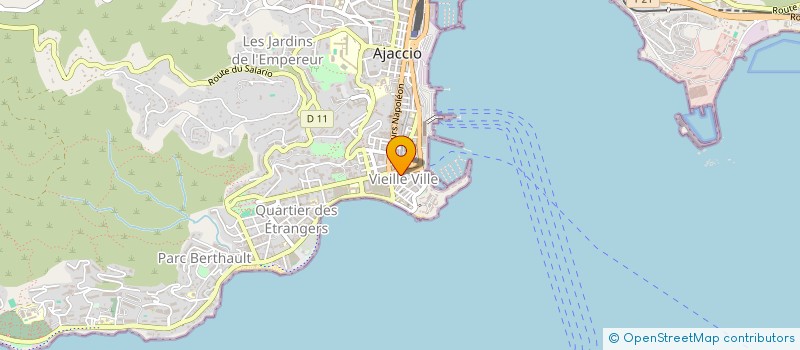 localisation de l'entreprise MEDIA SUD NEWS à AJACCIO