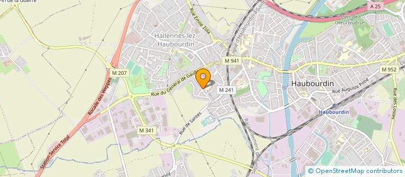 localisation de l'entreprise MEDIA SYNTHESE  HAUBOURDIN