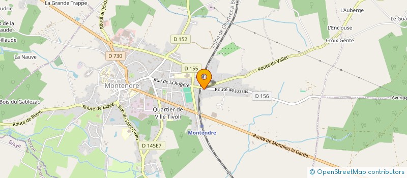 localisation de l'entreprise MEDIA TORTUE  MONTENDRE