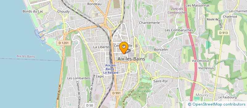 localisation de l'entreprise MEDIA TOURS FACTORY  AIX-LES-BAINS