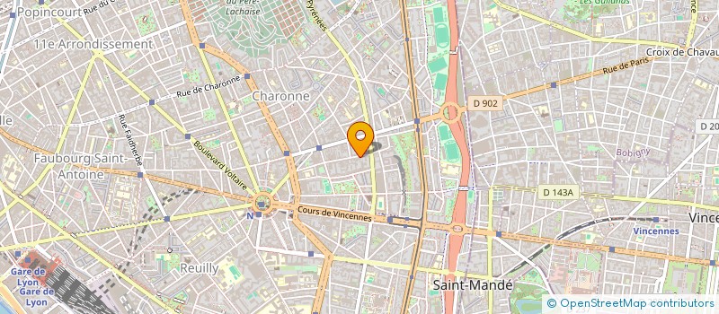 localisation de l'entreprise MEDIA VENDING  PARIS