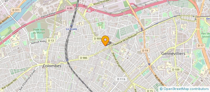 localisation de l'entreprise MEDIA VIDEO DISTRIBUTION à COLOMBES