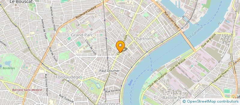 localisation de l'entreprise MEDIA VIDEO TRENTE TROIS à BORDEAUX