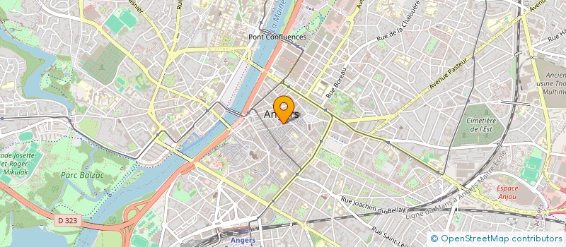 localisation de l'entreprise MEDIA'ZIK à ANGERS