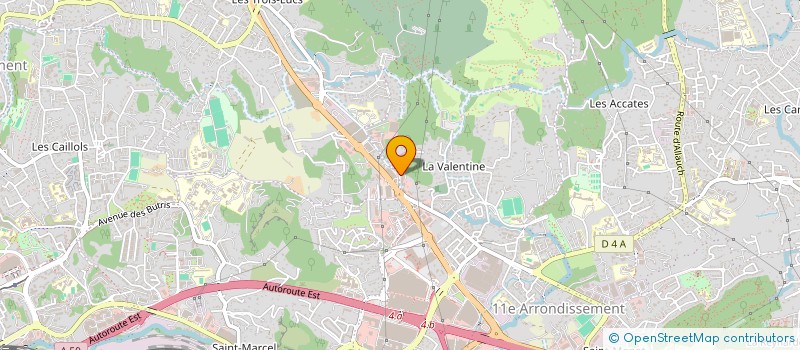 localisation de l'entreprise MEDIA'ZUR DB  MARSEILLE