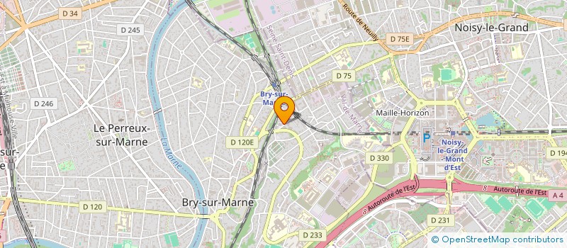 localisation de l'entreprise MEDIA4GOD à BRY-SUR-MARNE