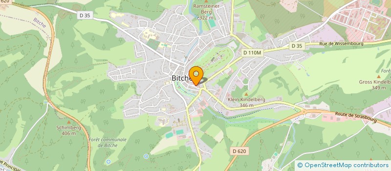 localisation de l'entreprise MEDIA7.COM  BITCHE