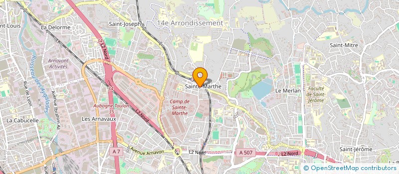 localisation de l'entreprise MEDIABARS  MARSEILLE