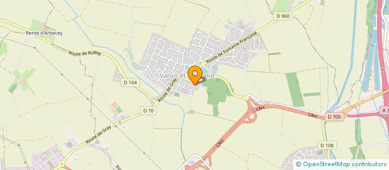 localisation de l'entreprise MEDIACERCLE à VAROIS ET CHAIGNOT