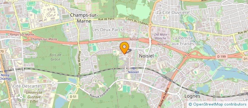 localisation de l'entreprise MEDIACHIC  NOISIEL