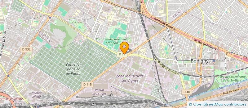 localisation de l'entreprise MEDIACIBLE PROMOTION à BOBIGNY