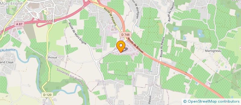 localisation de l'entreprise MEDIACO ANJOU  LES GARENNES SUR LOIRE