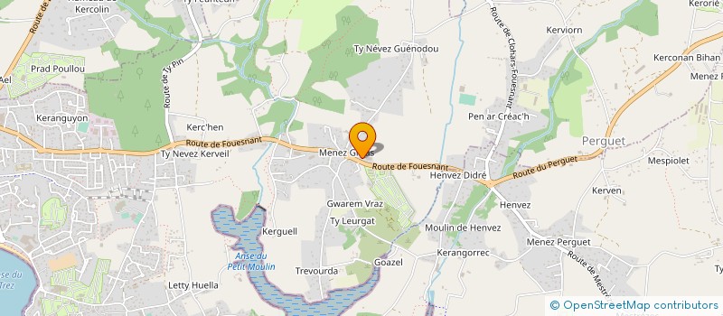 localisation de l'entreprise MEDIACO BRETAGNE MANUTENTION à BENODET