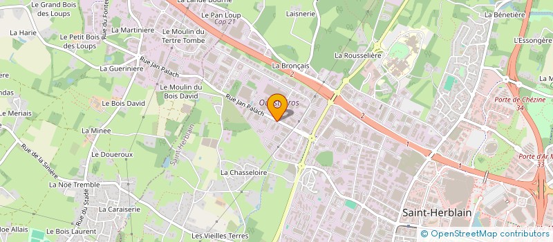 localisation de l'entreprise MEDIACO HEAVY LIFT  SAINT-HERBLAIN