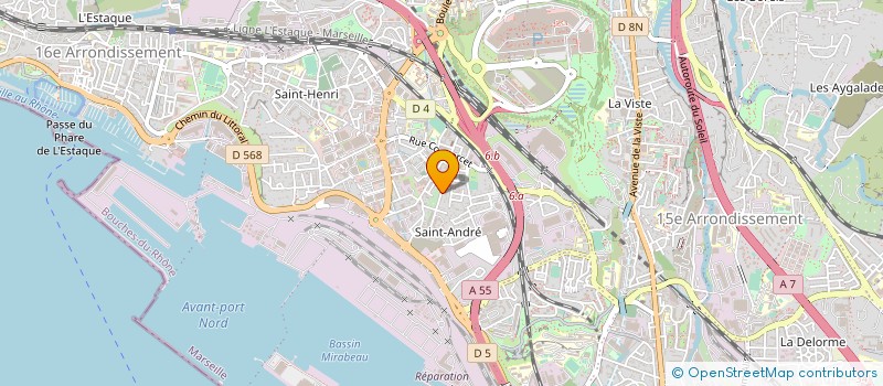 localisation de l'entreprise MEDIACO MARSEILLE MANUTENTION à MARSEILLE