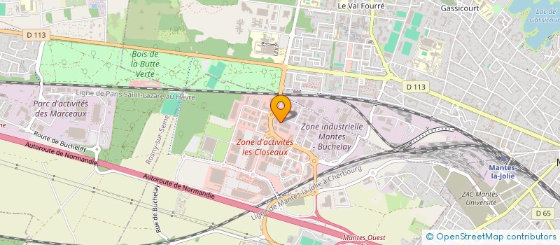 localisation de l'entreprise MEDIACO PARIS à NANTERRE