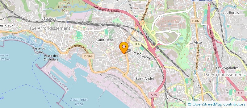 localisation de l'entreprise MEDIACO TRANSIT à MARSEILLE