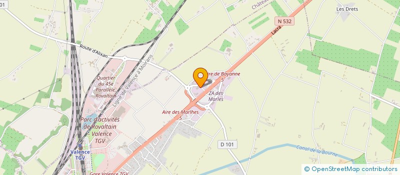 localisation de l'entreprise MEDIACO VALENCE  ALIXAN