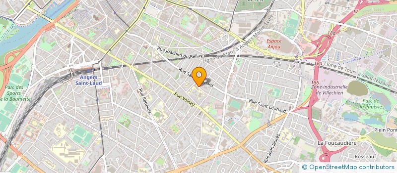localisation de l'entreprise MEDIACOM à ANGERS