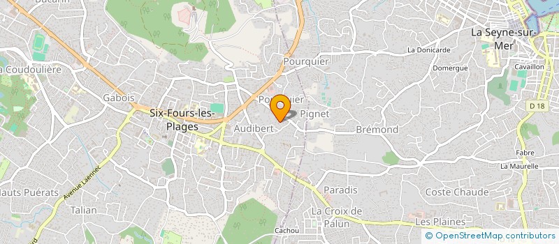 localisation de l'entreprise MEDIACOM à SIX FOURS LES PLAGES