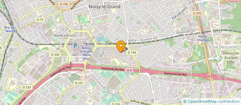 localisation de l'entreprise MEDIACOM  NOISY-LE-GRAND