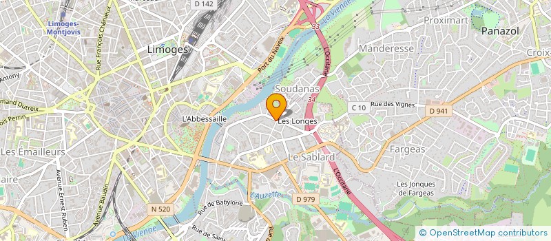 localisation de l'entreprise MEDIACORP à LIMOGES