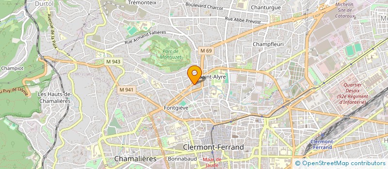 localisation de l'entreprise MEDIADARK  CLERMONT-FERRAND