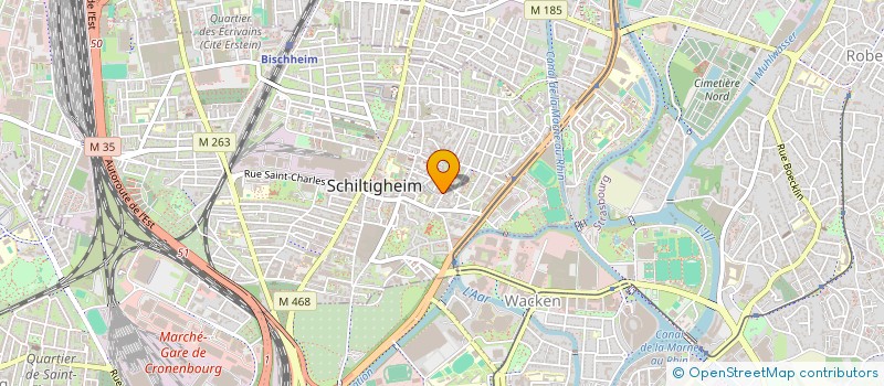 localisation de l'entreprise MEDIADICI à SCHILTIGHEIM