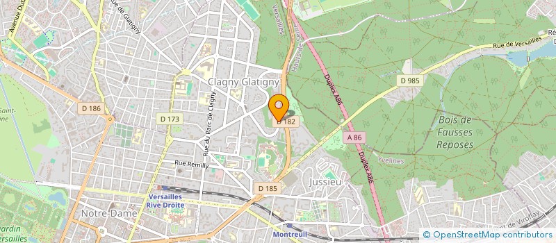 localisation de l'entreprise MEDIAENCY à VERSAILLES